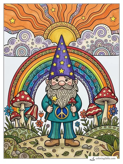 Colored example of this coloring page