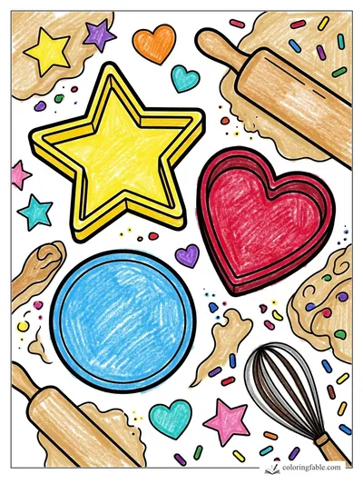 Colored example of this coloring page