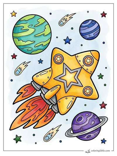 Colored example of this coloring page