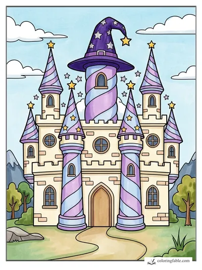 Colored example of this coloring page