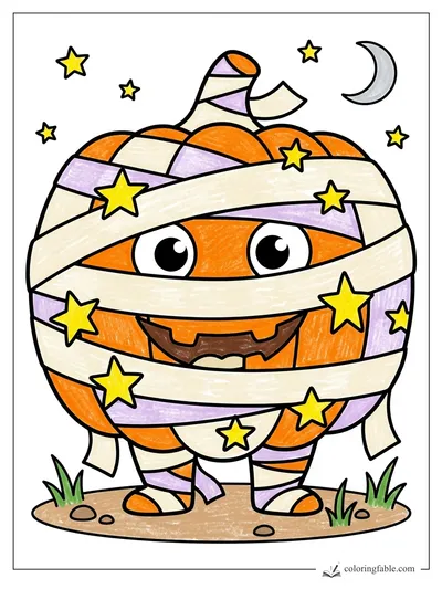 Colored example of this coloring page
