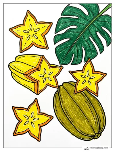 Colored example of this coloring page
