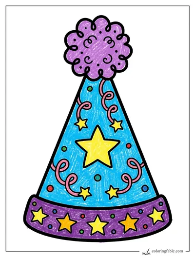 Colored example of this coloring page