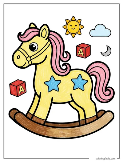 Colored example of this coloring page
