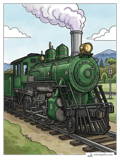 Colored example of this coloring page