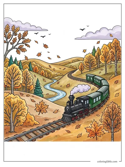 Colored example of this coloring page