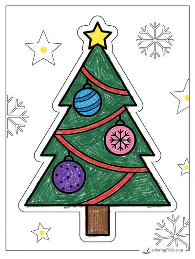 Colored example of this coloring page