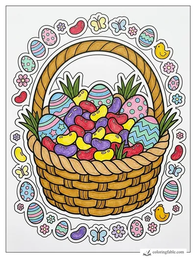 Colored example of this coloring page