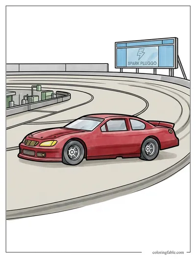 Colored example of this coloring page