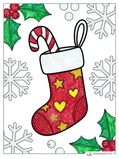 Colored example of this coloring page