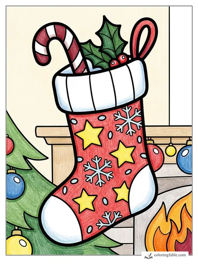 Colored example of this coloring page