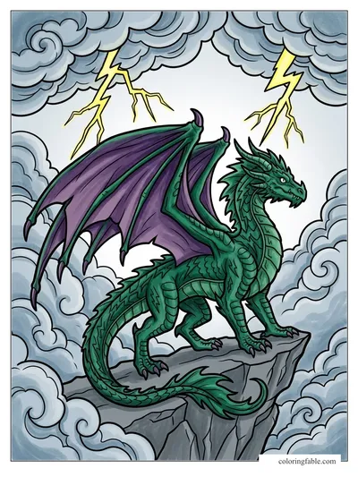 Colored example of this coloring page