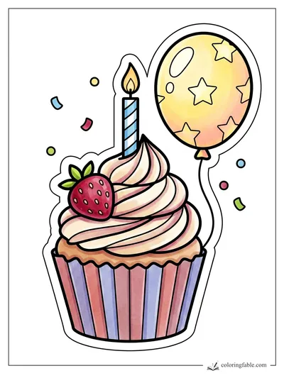 Colored example of this coloring page