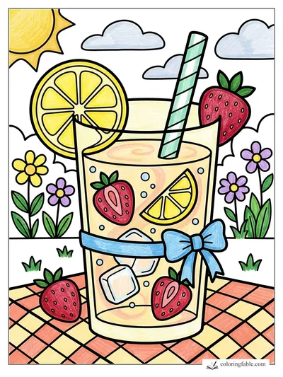 Colored example of this coloring page