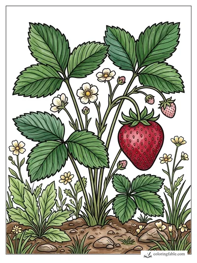 Colored example of this coloring page