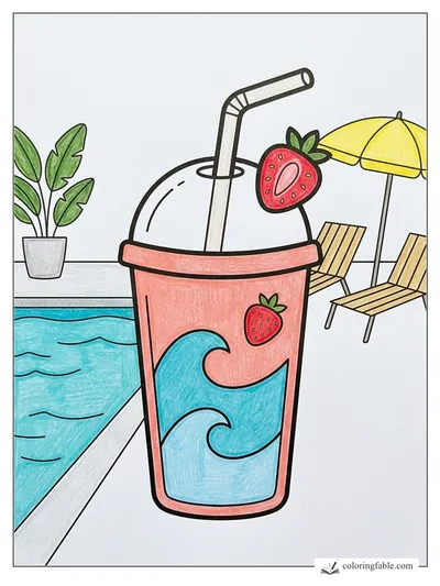 Colored example of this coloring page