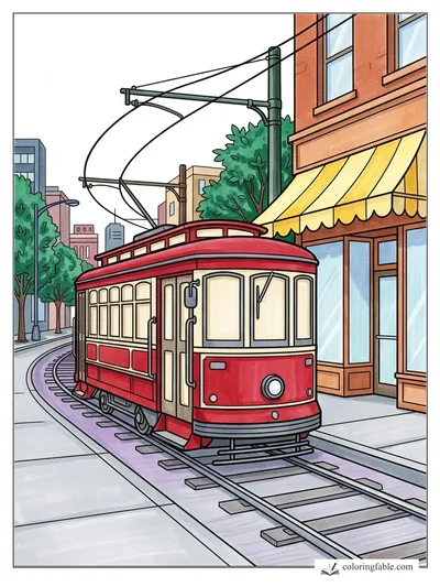 Colored example of this coloring page