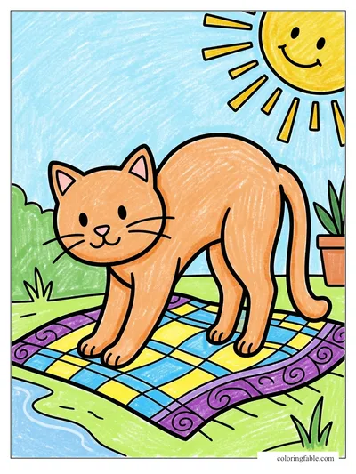 Colored example of this coloring page