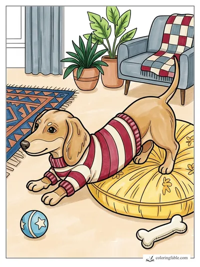 Colored example of this coloring page