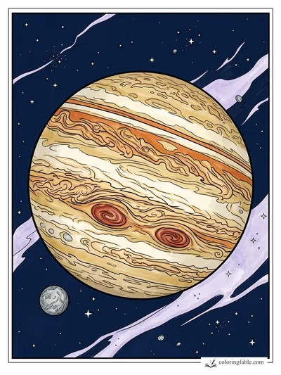 Colored example of this coloring page