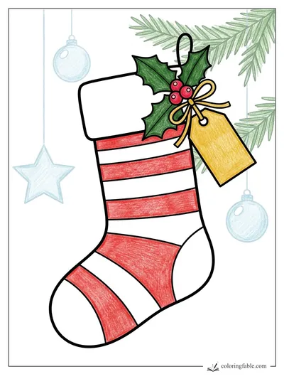 Colored example of this coloring page