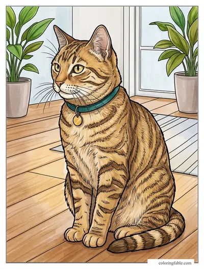Colored example of this coloring page