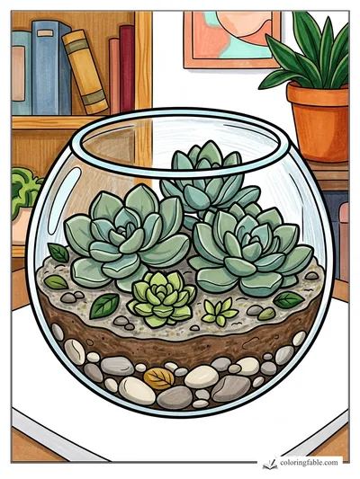 Colored example of this coloring page