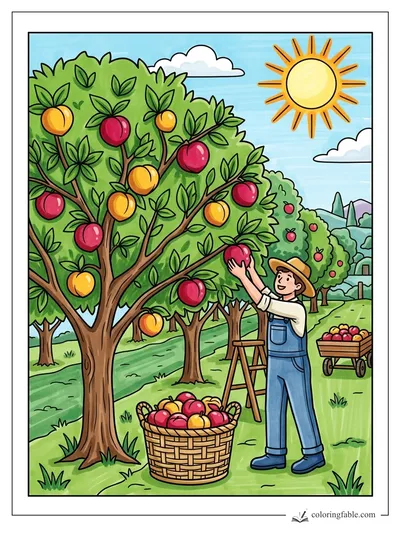 Colored example of this coloring page