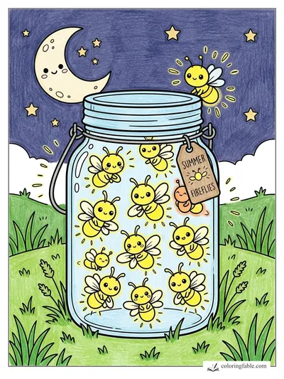 Colored example of this coloring page