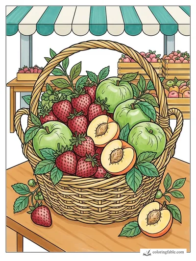 Colored example of this coloring page