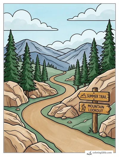 Colored example of this coloring page