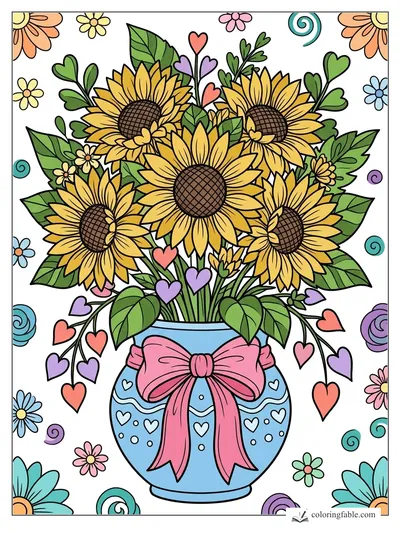 Colored example of this coloring page
