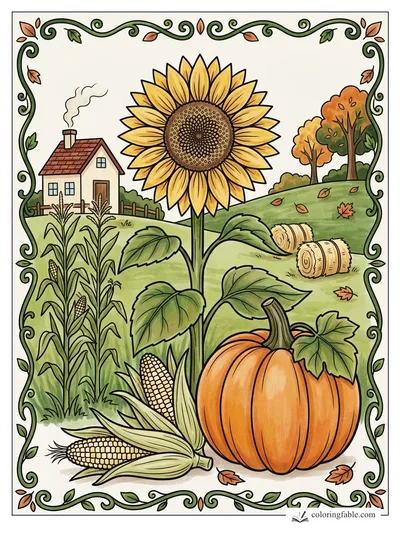 Colored example of this coloring page