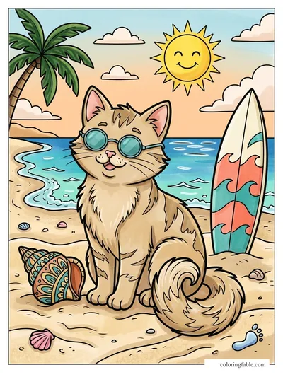 Colored example of this coloring page