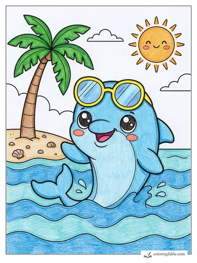 Colored example of this coloring page