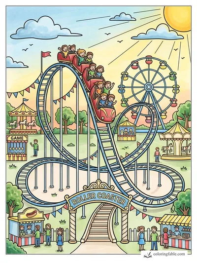 Colored example of this coloring page