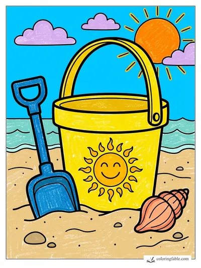 Colored example of this coloring page