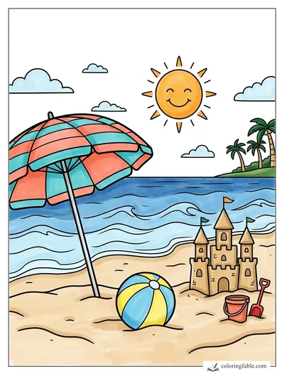 Colored example of this coloring page