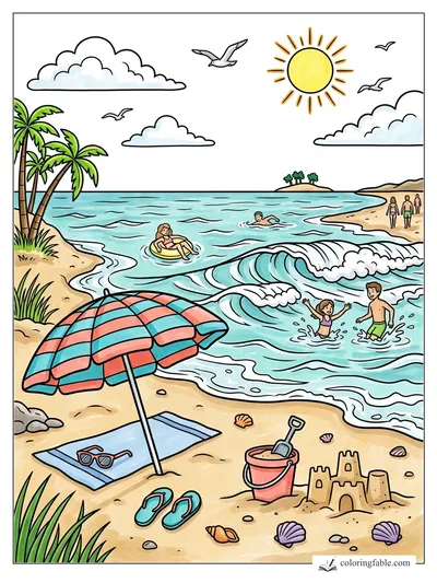 Colored example of this coloring page