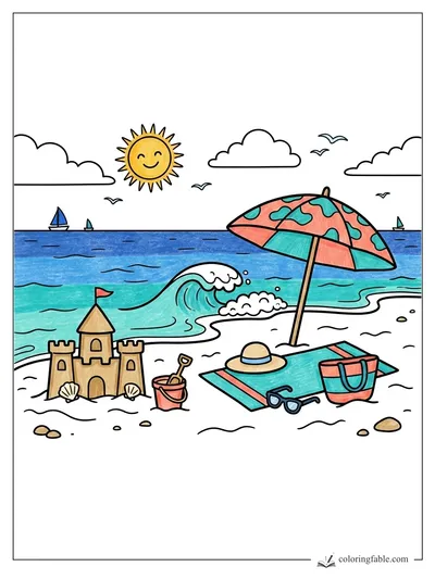 Colored example of this coloring page