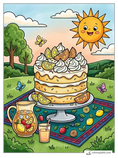 Colored example of this coloring page