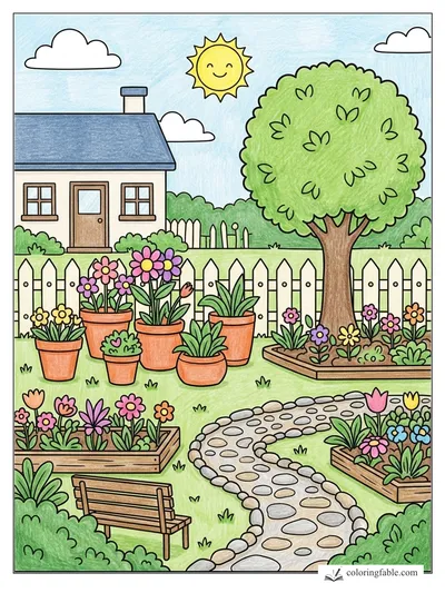 Colored example of this coloring page
