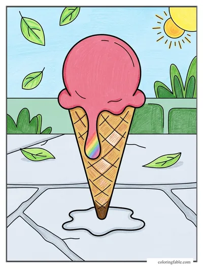 Colored example of this coloring page