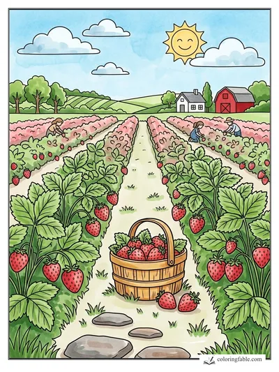 Colored example of this coloring page