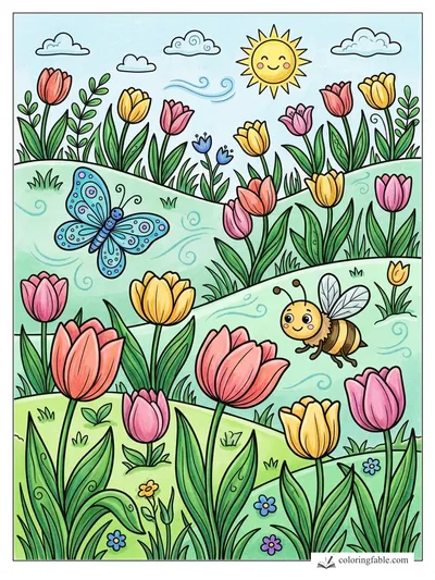 Colored example of this coloring page