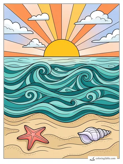 Colored example of this coloring page