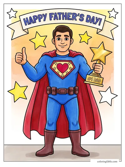 Colored example of this coloring page