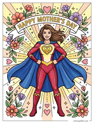 Colored example of this coloring page