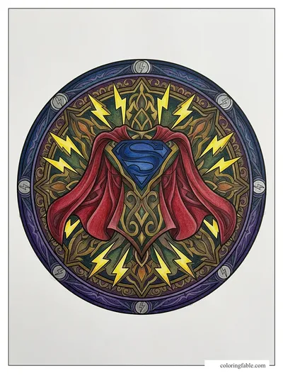 Colored example of this coloring page