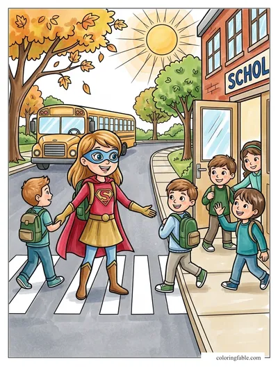 Colored example of this coloring page